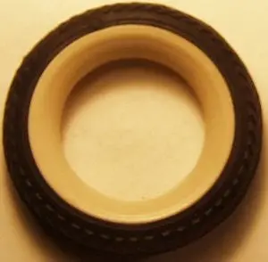 Distler Treaded Tire Rubber White Wall : Ford 1
