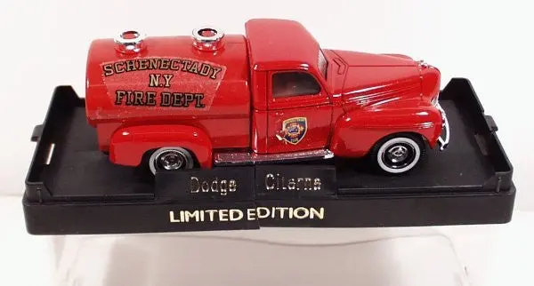 Dodge Citerne Ltd. Edition Solido Schenectady Ny Fire Dept. 1