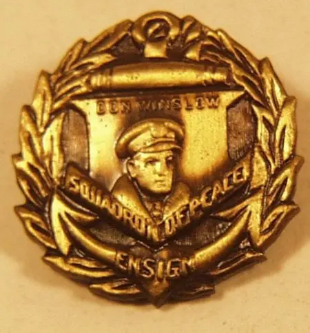 Don Winslow Squadron Of Peace Brass Pin Mint 1