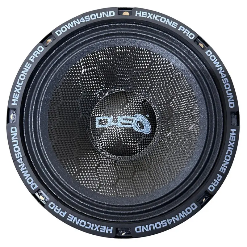 Down4sound Hexicone Pro 100 Ss4 All Szn - 10" Carbon Fiber Pro Audio Speaker - 300W Rms (Single) 1