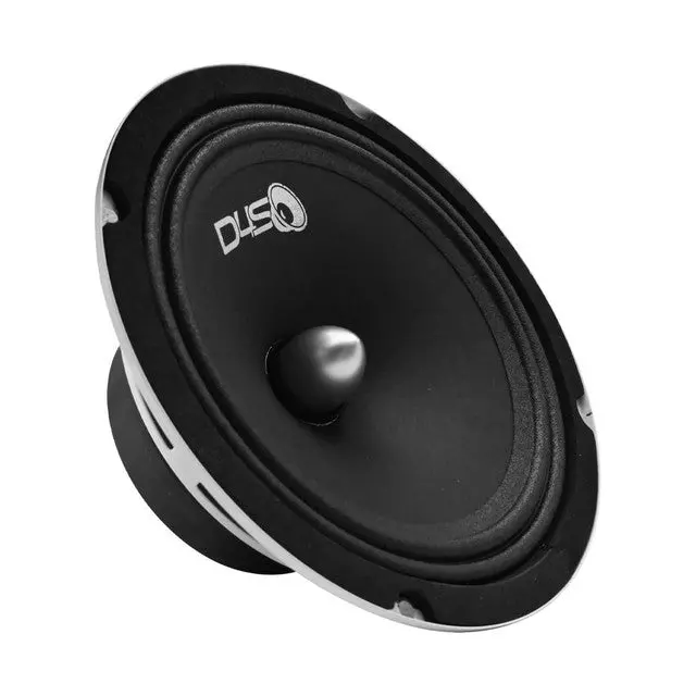 Down4sound Sfx65-4P 6.5" 200W Rms Midrange Speakers W/ Bullet 4-Ohm (Pair) 1