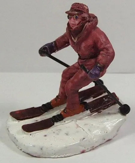 Downhill Skiier 2 In. Train Figure : 1