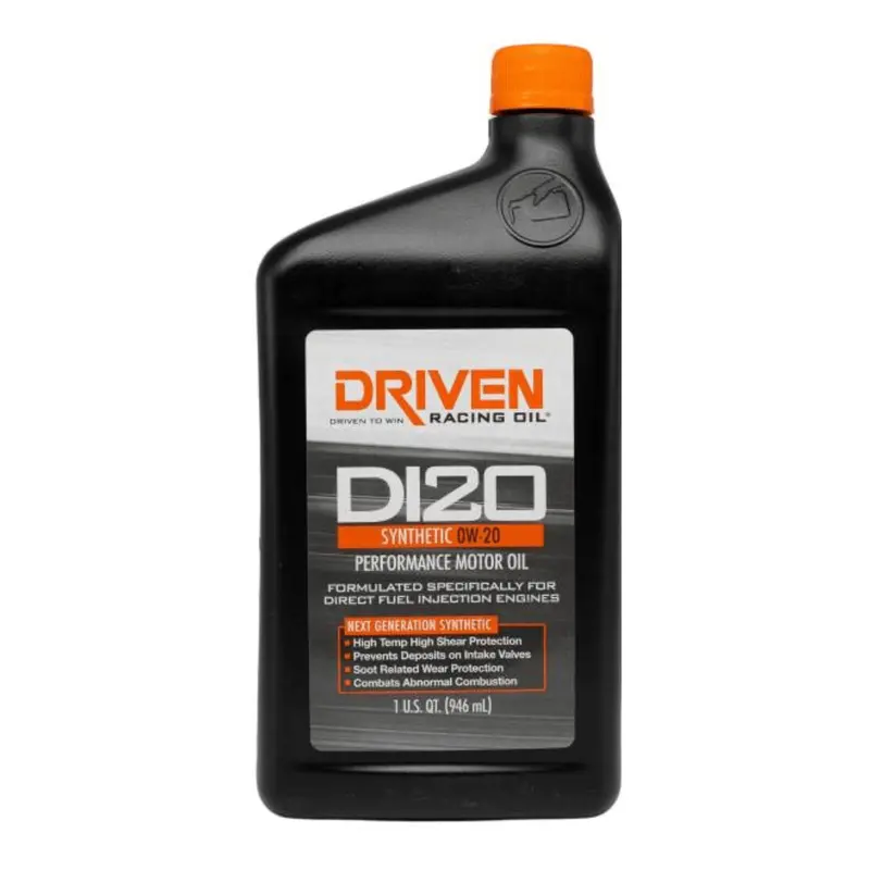 Driven Racing Oil Di20 0W-20 Synthetic Direct Injection Performance Motor Oil (18206) 1