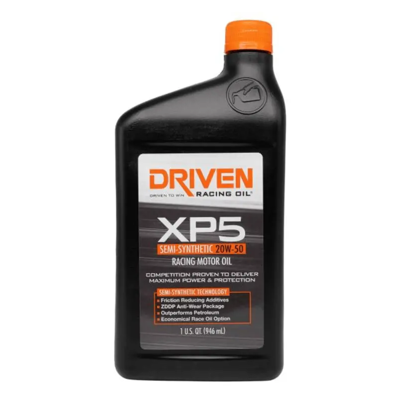 Driven Racing Oil Xp5 20W-50 Semi-Synthetic Racing Oil (00906) 1