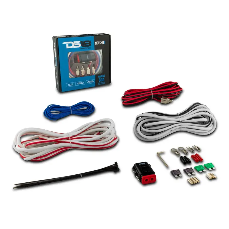 Ds18 Marine Tinned Ofc 8G Amplifier Installation Kit 1