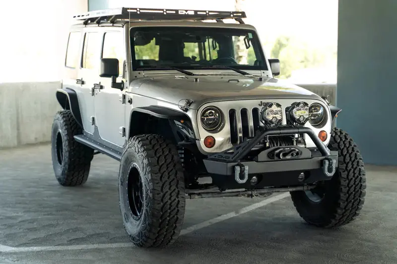 Dv8 Offroad 07-18 Jeep Wrangler Jk Front & Rear Slim Fenders 1