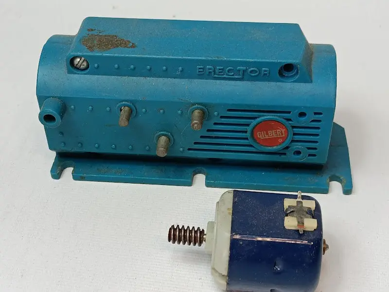 Early Series 3 Powermatic Erector Motor And Motor With Worm Gear. (Copy) 1