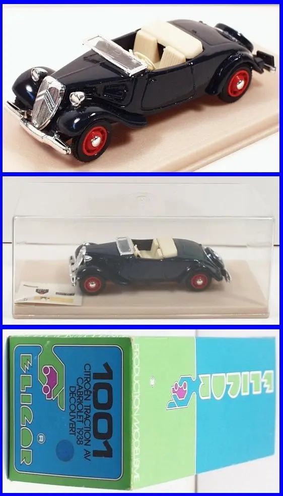 Eligor #1001 1938 Citroen Traction Av Cabriolet 1