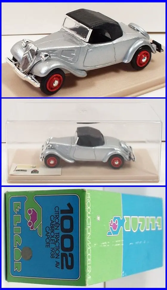 Eligor #1002 1938 Citroen Traction Av Cabriolet 1