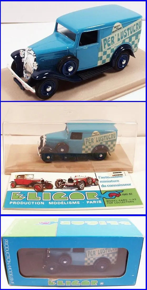 Eligor #1023 1934 Citroen Camionnette 500 Kg 1