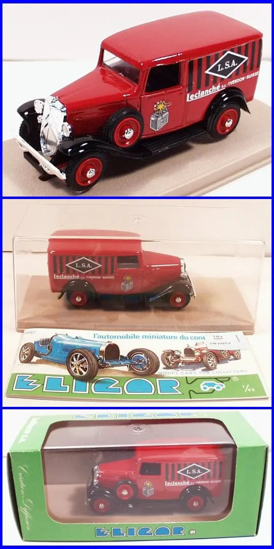 Eligor #1027 1934 Citroen Camionnette 500 Kilos 1