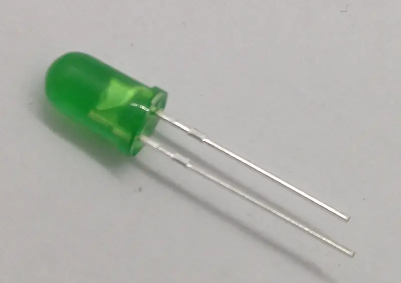 Emerald Green Led Lights For Robots, Cars And Toys. 3 Volt. 1