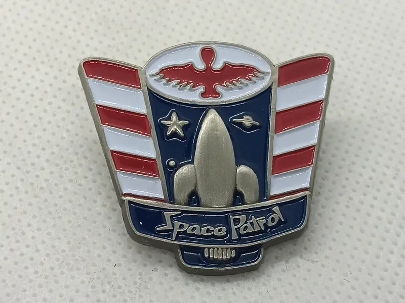 Enamel Space Patrol Badge (New) 1