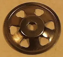 Ertl Truck Hubcap. Triangle Cut Outs. 1-5/16" Diameter 1