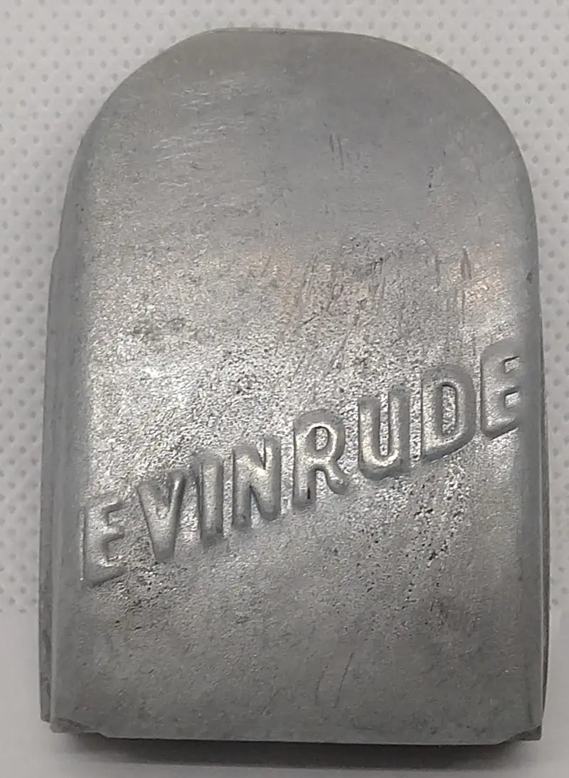 Evinrudetoy Outboard Motor Cover. 2.5 X 2" Cast. 1