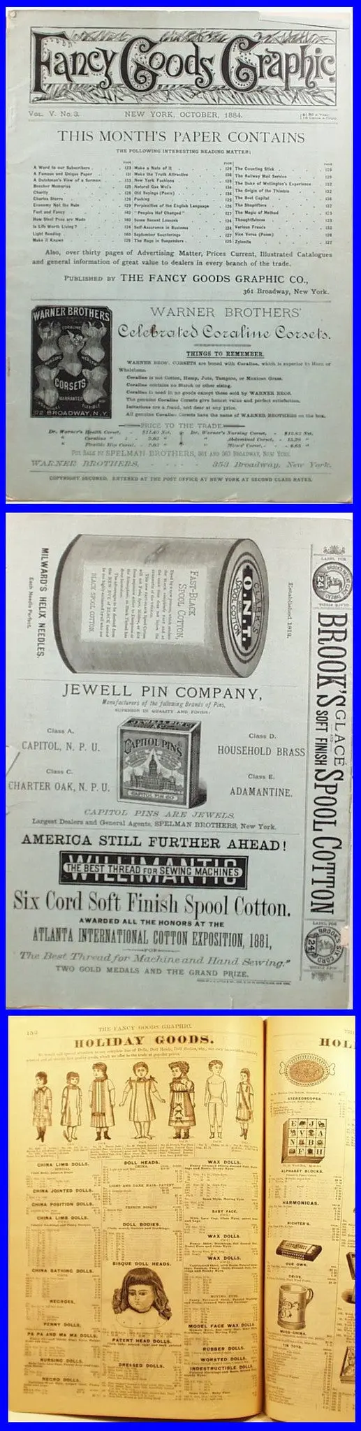 Fancy Goods Graphic Catalog October 1884 1