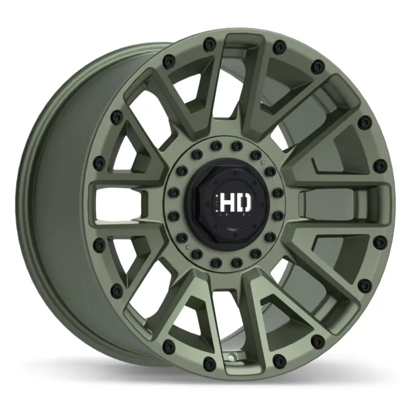 Fast Hd Knuckles 20X10.0 6X135 / 139.7 Et0 87.1 Satin Green 1