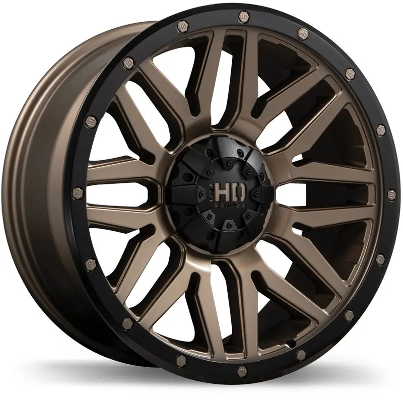 Fast Hd Menace 20X9.0 5X127 / 139.7 Et15 87.1 Satin Bronze With Black Trim 1