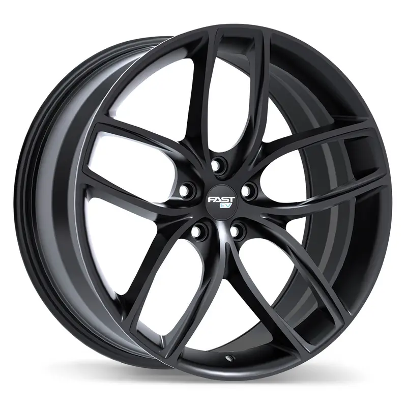 Fast Wheels Ev04 19X9.5 5X114.3 Et35 68.2 Satin Black 1