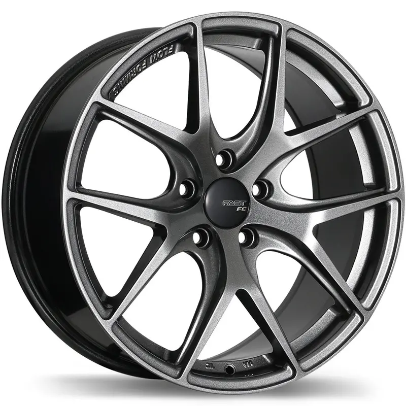 Fast Wheels Fc04 18X8.0 5X100 Et40 72.6 Titanium 1