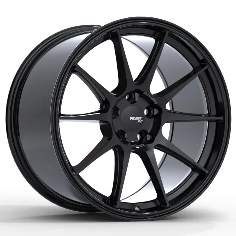 Fast Wheels Fc08 18X9.5 5X120 Et38 72.6 Gloss Black 1