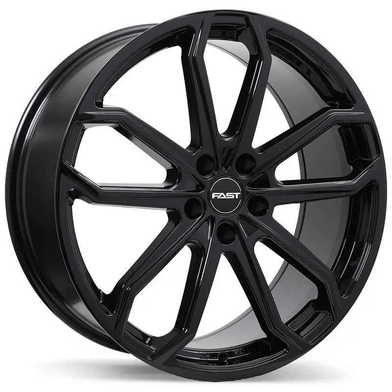 Fast Wheels Impression 19X8.5 5X114.3 Et40 60.1 Gloss Black 1