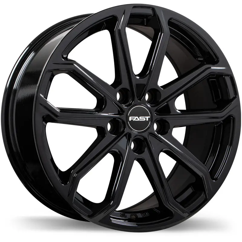 Fast Wheels Impression 19X8.5 5X114.3 Et45 72.6 Gloss Black 1