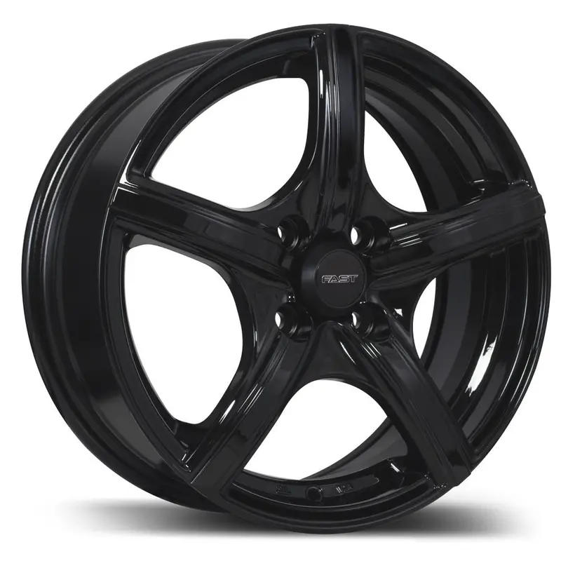 Fast Wheels Jet 14X5.5 4X100 Et40 56.1 Gloss Black 1