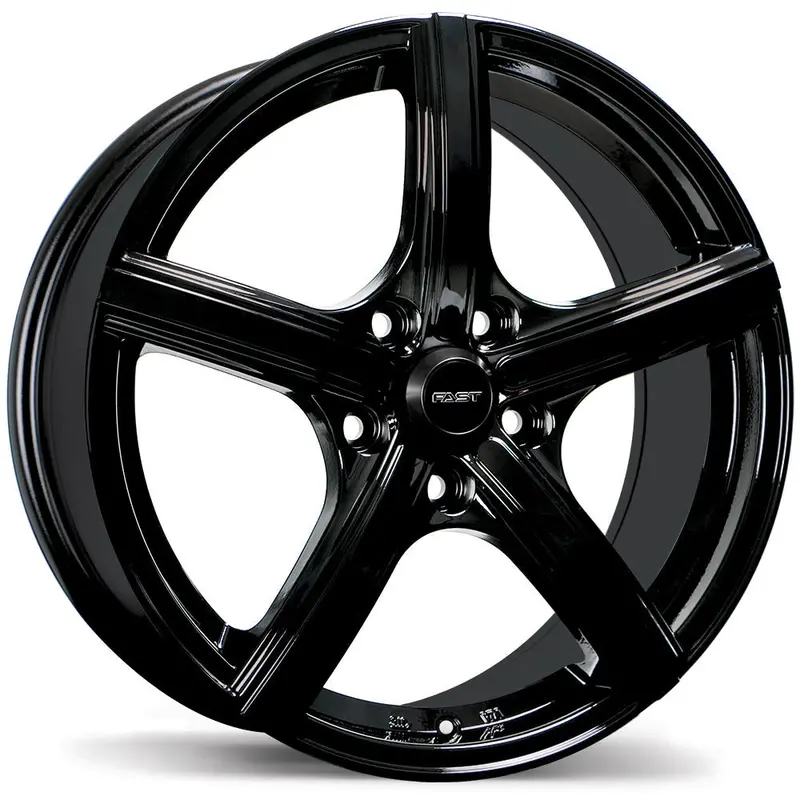 Fast Wheels Jet 17X7.0 5X114.3 Et45 70.6 Gloss Black 1