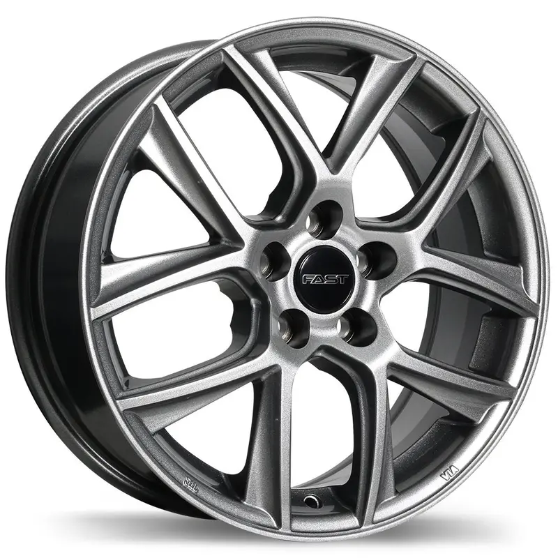 Fast Wheels Tactic 16X6.5 5X100 Et40 54.1 Titanium 1