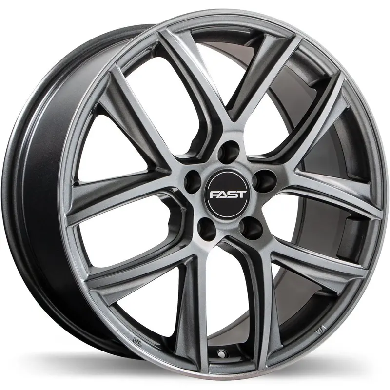 Fast Wheels Tactic 16X6.5 5X114.3 Et45 66.1 Titanium 1