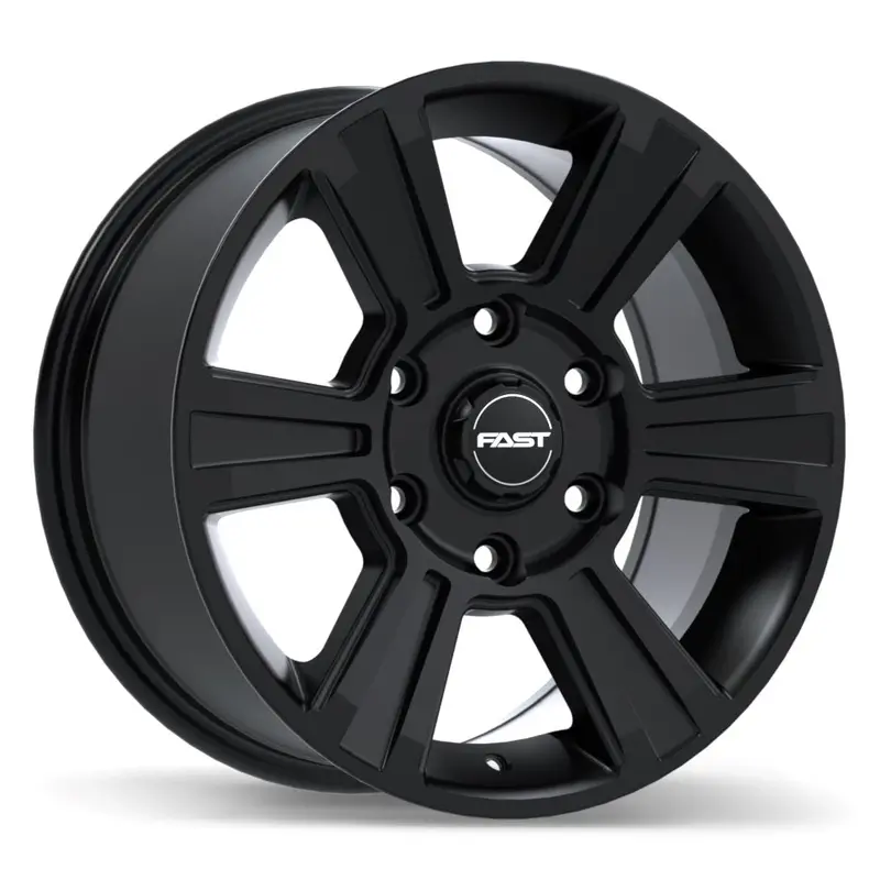 Fast Wheels Tera 16X7.5 6X130 Et45 84.1 Satin Black 1