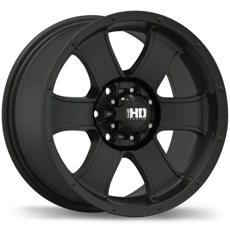 Fast Wheels Terrano 16X8.0 6X114.3 Et18 66.1 Satin Black 1