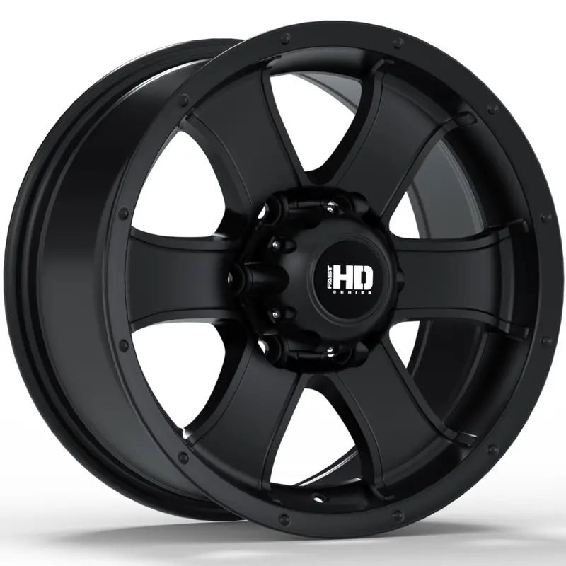 Fast Wheels Terrano 16X8.0 6X139.7 Et18 106.1 Satin Black 1