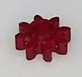 Gear Robot Toy Replacement Gear Red 5/8" Dome Gear 1