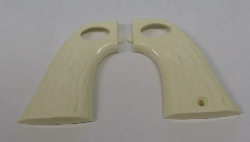 Gene Autry Leslie Henry .44 Capgun Grips Stag Horn Detail 3" 1