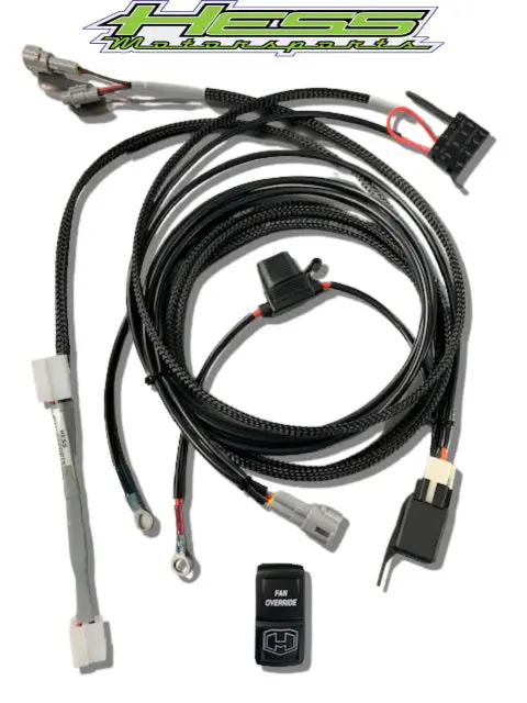 Generic Radiator Relocation Wiring Harness With Fan Override Switch Kit 1