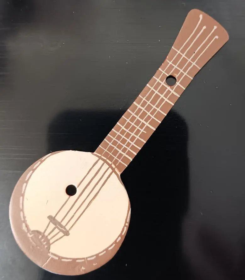 Ham & Sam Replacement Tin Banjo : Marx Unique Art. 1