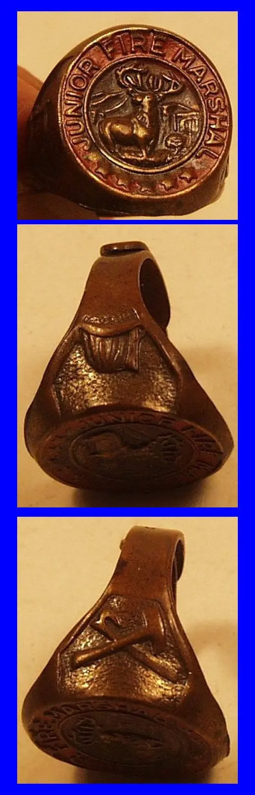 Hartford Fire & Insurance Co. Premium Junior Fire Marshall Ring 1