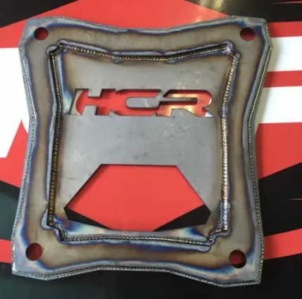Hcr Racing Polaris Rzr Xp 1000 Heavy Duty Back Plate Bolt-On 1