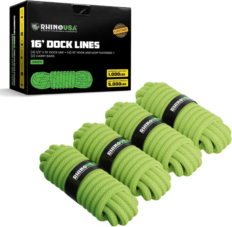 Heavy-Duty 16' Dock Lines 1