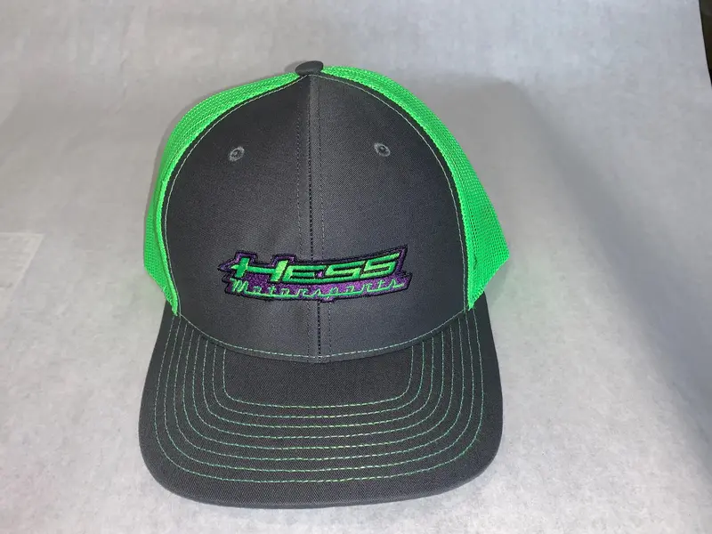 Hess Motorsports Mesh Snap Back Trucker Hat With Full Logo 1