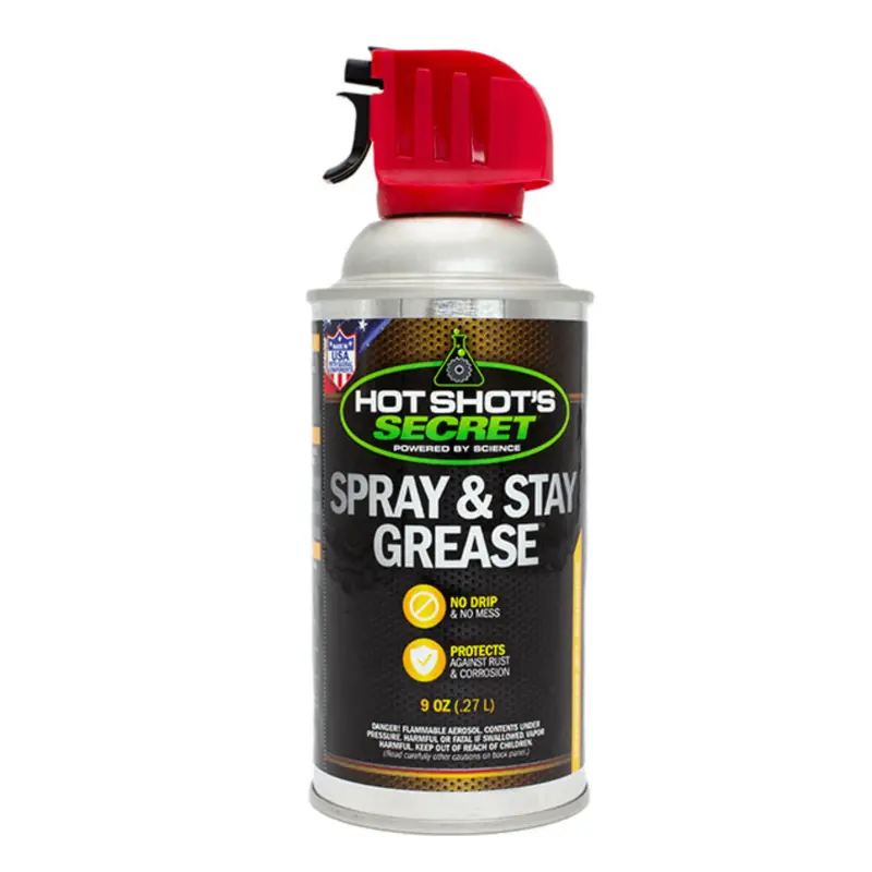 Hot Shots Secret Spray & Stay Grease Lubricant (Hsssas9oz) 1
