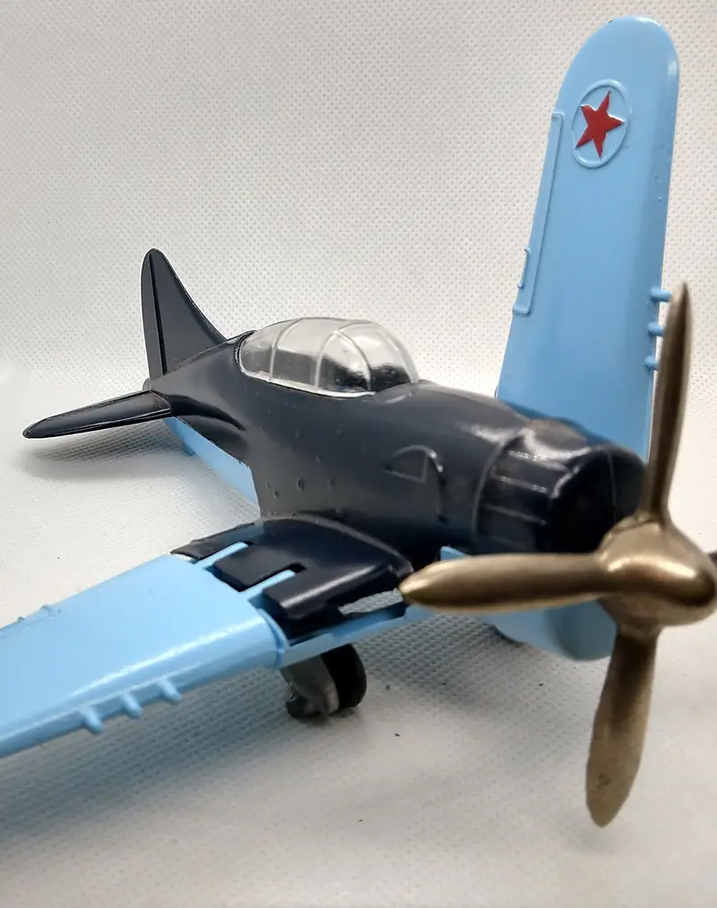 Hubley 467 Clear Canopy Cover Delta Wing, Navy Fighter Plane. 1