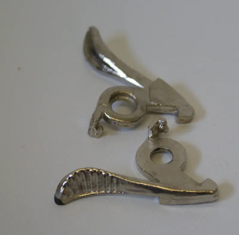 Hubley Cap Gun Gene Autry Lesle Henry Barrel Release  1" 1