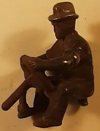 Hubley Cast Iron Tractor Driver 1