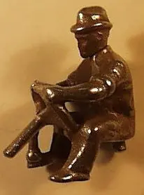 Hubley Cast Iron Tractor Driver 1