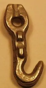 Hubley Nickel Plated Truck Hook 1