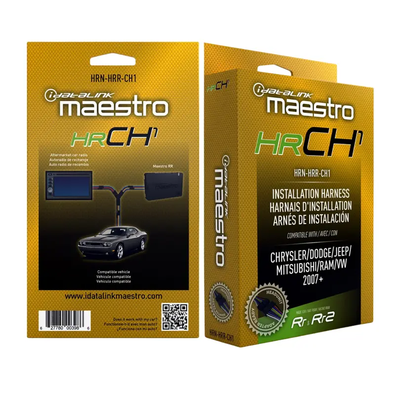 Idatalink Maestro Hrn-Hrr-Ch1 Radio Replacement T-Harness | '07- '18 Jk Wrangler 1