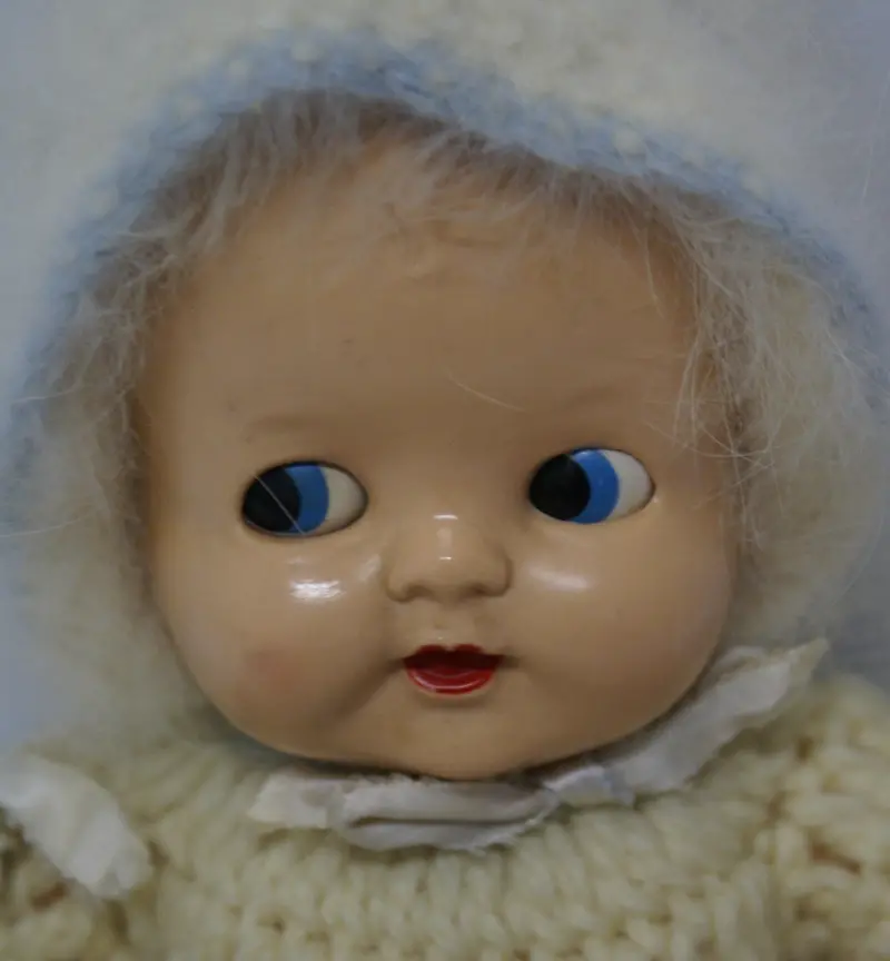Ideal Vintage Doll With Mohair Clothing.  12" 1